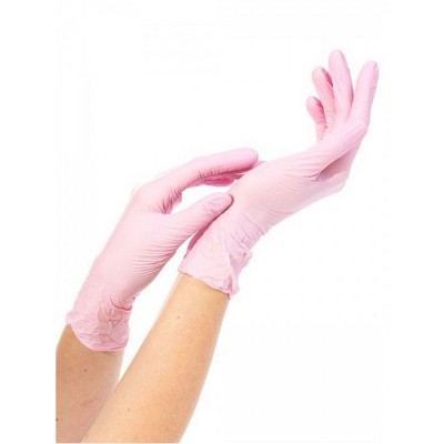 NitriMax розовые смотровые перчатки