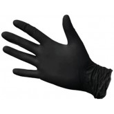 NitriMax нитриловые перчатки неопудренные смотровые черные, 50 пар
