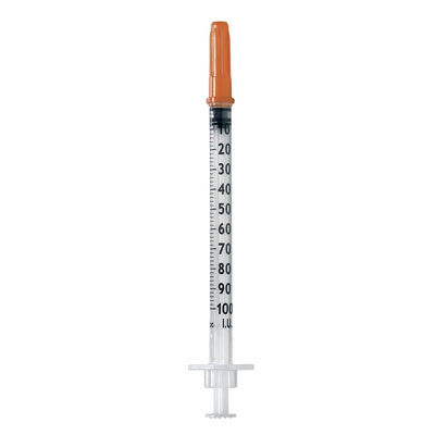 Омникан инсулиновый шприц U-100 1 мл с интегрированной иглой 30G, 100 шт.