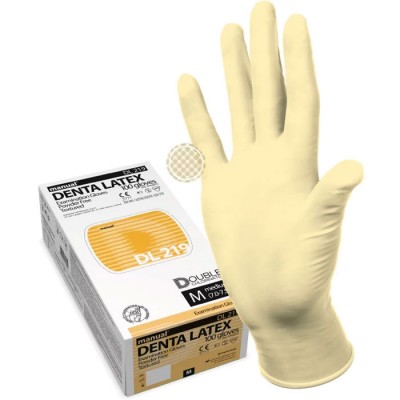 Manual DL219 латексные перчатки неопудренные смотровые, 50 пар (фотография)