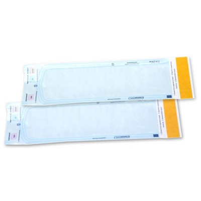 Клинипак самозапечатывающиеся пакеты для паровой и газовой стерилизации инструментов, 200 шт. (фотография)