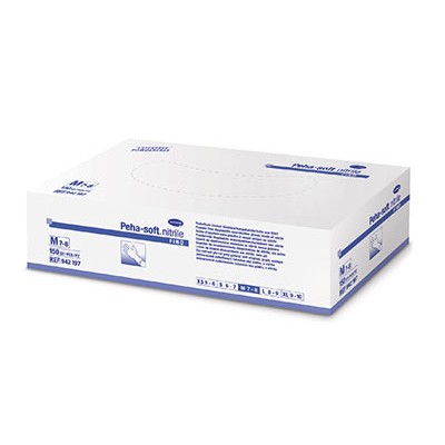 Peha-soft nitrile fino сверхтонкие смотровые неопудренные нитриловые перчатки, 75 пар (фотография) Peha-soft nitrile fino сверхтонкие смотровые неопудренные нитриловые перчатки, 75 пар (фотография)