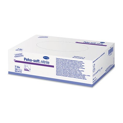 Peha-soft nitrile голубые нитриловые перчатки (фотография) Peha-soft nitrile голубые нитриловые перчатки (фотография)