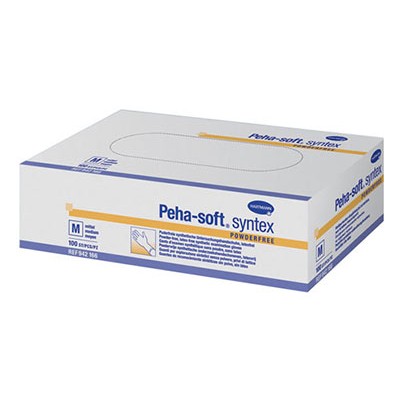 Peha-soft syntex виниловые неопудренные перчатки, 50 пар (фотография) Peha-soft syntex виниловые неопудренные перчатки, 50 пар (фотография)