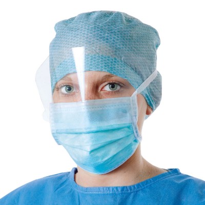 Медицинская маска с защитным экраном Foliodress mask Anti splash visor, 50 шт. (фотография) Медицинская маска с защитным экраном Foliodress mask Anti splash visor, 50 шт. (фотография)