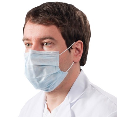 Foliodress mask Comfort loop медицинская маска на резинке, 50 шт. (фотография) Foliodress mask Comfort loop медицинская маска на резинке, 50 шт. (фотография)