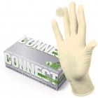 Connect латексные перчатки неопудренные смотровые, 50 пар