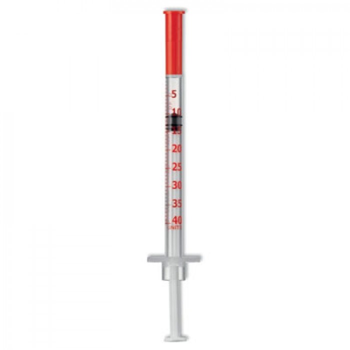 Инсулиновый шприц Vogt Medical U-40 1 мл с интегрированной иглой 29G, 100 шт.