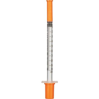 Инсулиновый шприц Vogt Medical U-100 1 мл с интегрированной иглой 29G, 100 шт. (фотография)