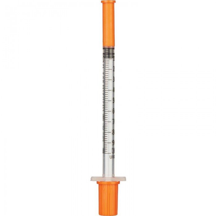 Инсулиновый шприц Vogt Medical U-100 1 мл с интегрированной иглой 29G, 100 шт.